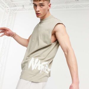 ASOS Men's Sleeveless Tan Tank Top